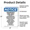 Signmission Fragrance Free Area Perfumes, 3.5 in W x Rectangle, Vinyl Decal OS-2PACK-NS-D-35-V-12905 - alternate 4